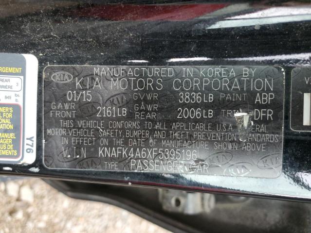 KNAFK4A6XF5395196 KIA FORTE LX