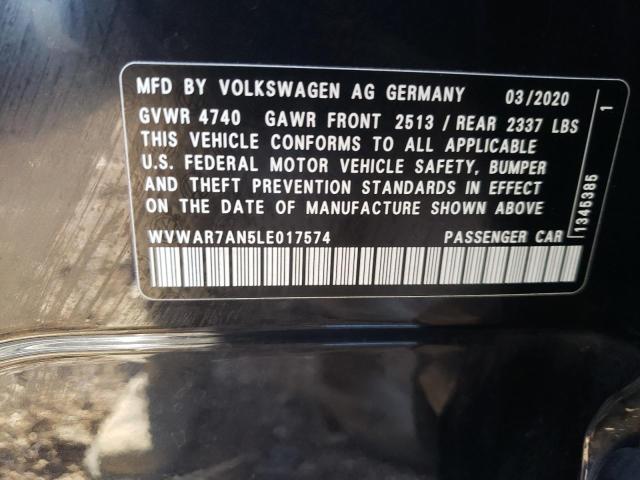 2020 VOLKSWAGEN ARTEON SE WVWAR7AN5LE017574