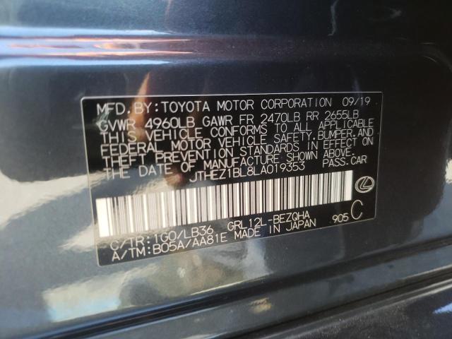2020 LEXUS GS 350 F-S JTHEZ1BL8LA019353