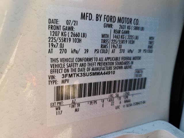 2021 FORD MUSTANG MA - 3FMTK3SU5MMA44910