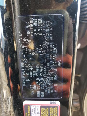 2022 KIA NIRO LXS KNDCM3LD7N5543308