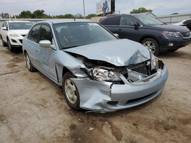 Salvage cars for sale from Copart Wichita, KS: 2005 Honda Civic Hybrid