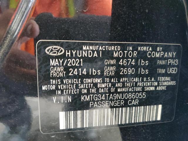 2022 GENESIS G70 BASE KMTG34TA9NU086055
