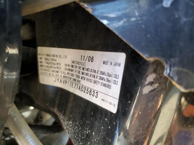 2007 YAMAHA XV1700 A JYAVP17E77A025633