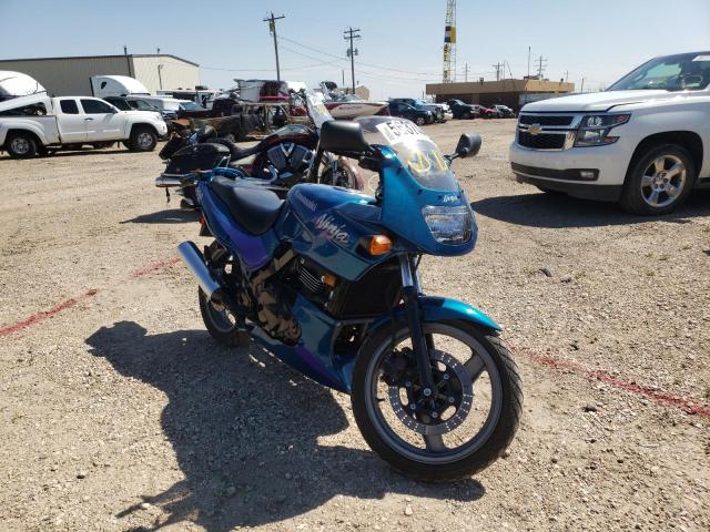 Salvage motorcycles for sale at Casper, WY auction: 1997 Kawasaki EX500 D