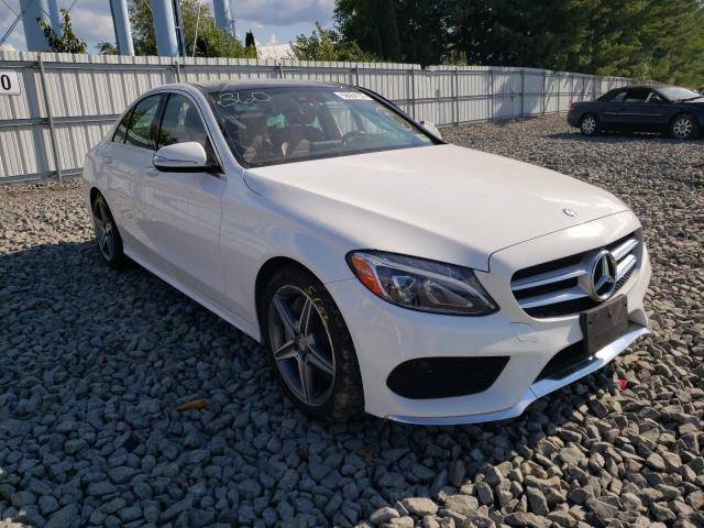 Salvage cars for sale from Copart Windsor, NJ: 2016 Mercedes-Benz C 300 4matic