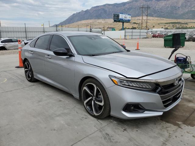 Salvage cars for sale from Copart Farr West, UT: 2021 Honda Accord Sport