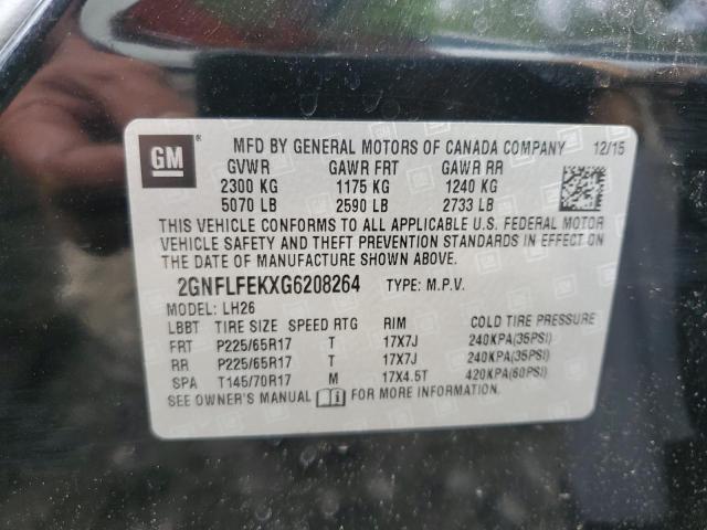 2016 CHEVROLET EQUINOX LT - 2GNFLFEKXG6208264