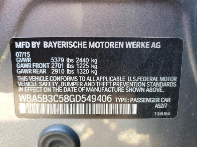WBA5B3C58GD549406 BMW 535 XI