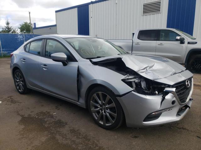 Salvage cars for sale from Copart Atlantic Canada Auction, NB: 2018 Mazda 3 Sport
