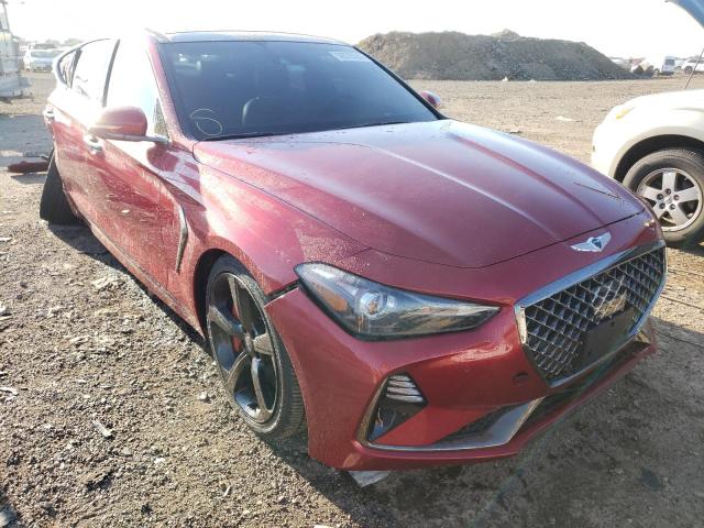 Salvage cars for sale at Elgin, IL auction: 2019 Genesis G70 Prestige