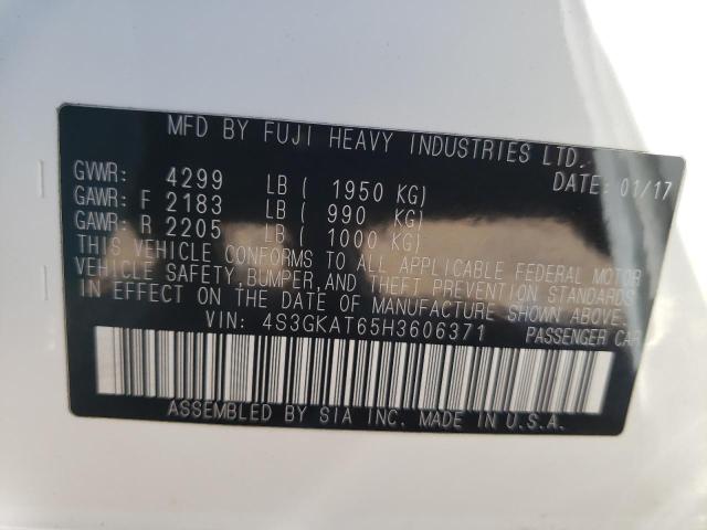 4S3GKAT65H3606371 Subaru Impreza