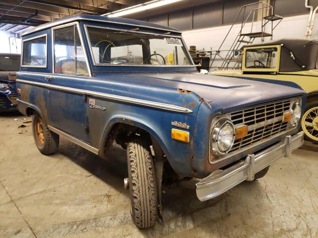 Salvage cars for sale from Copart Wheeling, IL: 1971 Ford Bronco