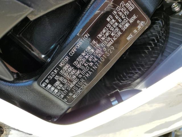 2022 SUZUKI GSX-R750 - JS1GR7MA1N7101329
