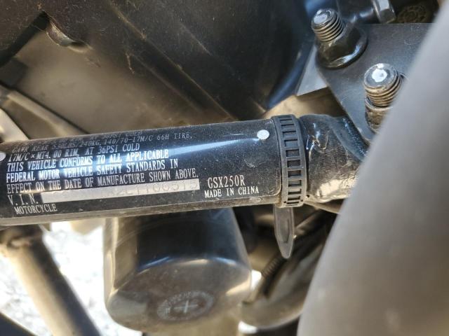 2020 SUZUKI GSX250R M LC6DN11A2L1100515
