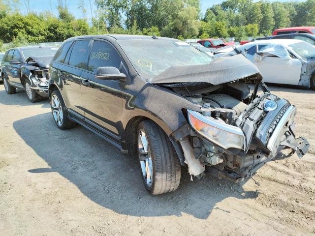 Salvage cars for sale from Copart Davison, MI: 2013 Ford Edge Sport