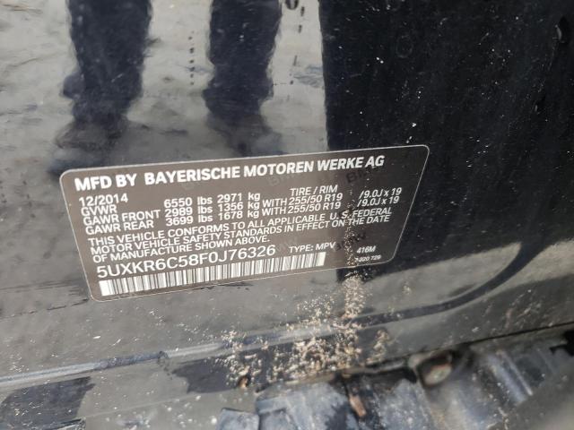 2015 BMW X5 XDRIVE5 - 5UXKR6C58F0J76326