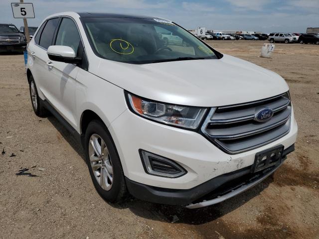 Salvage cars for sale from Copart Amarillo, TX: 2016 Ford Edge SEL