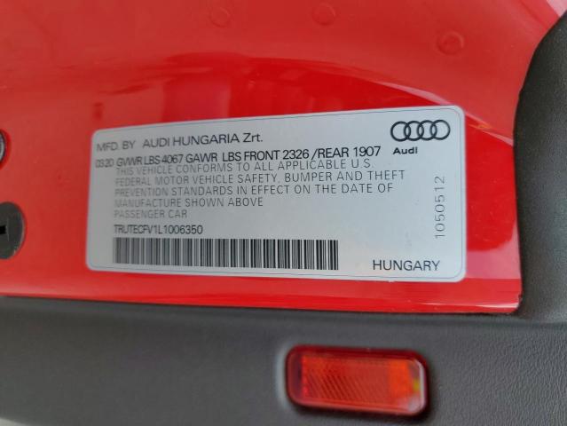 2020 AUDI TT TRUTECFV1L1006350