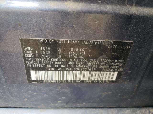 4S3BNAF63F3031617 Subaru Legacy 2.5i Premium