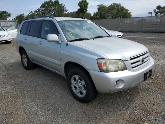 Salvage cars for sale at San Diego, CA auction: 2004 Toyota Highlander