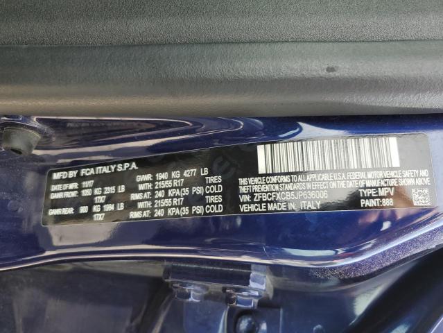 2018 FIAT 500X TREKK ZFBCFXCB5JP636006