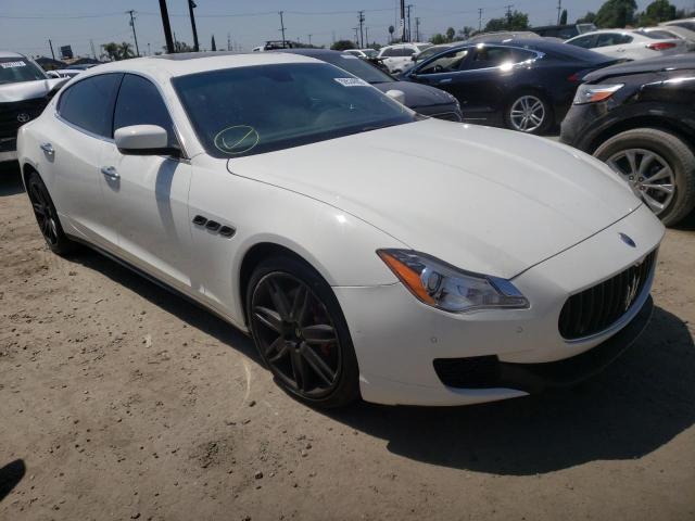 Salvage cars for sale at Los Angeles, CA auction: 2016 Maserati Quattropor
