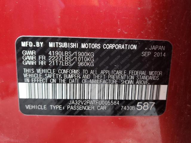 2015 MITSUBISHI LANCER SE JA32V2FW7FU005584