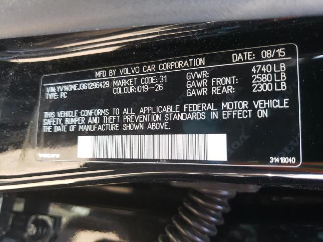 2016 VOLVO V60 T5 YV140MEJ3G1296429