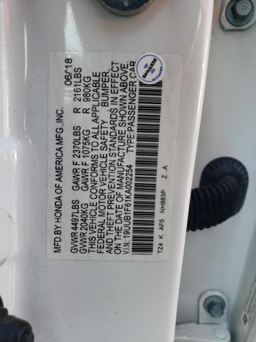 2019 ACURA TLX TECHNO - 19UUB1F61KA002254