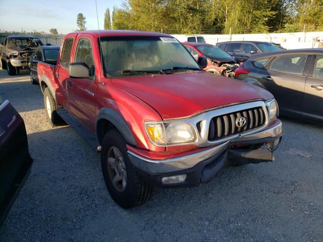 Salvage cars for sale from Copart Arlington, WA: 2004 Toyota Tacoma DOU