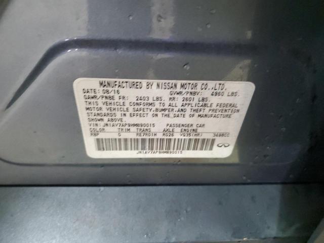 2017 INFINITI Q50 HYBRID JN1AV7AP9HM890015