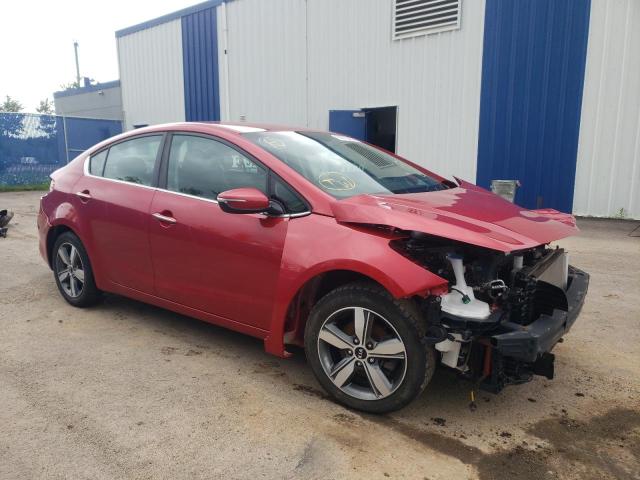 Salvage cars for sale from Copart Atlantic Canada Auction, NB: 2018 KIA Forte EX