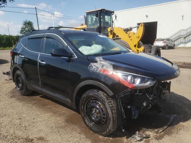 Salvage cars for sale from Copart Montreal Est, QC: 2017 Hyundai Santa FE S