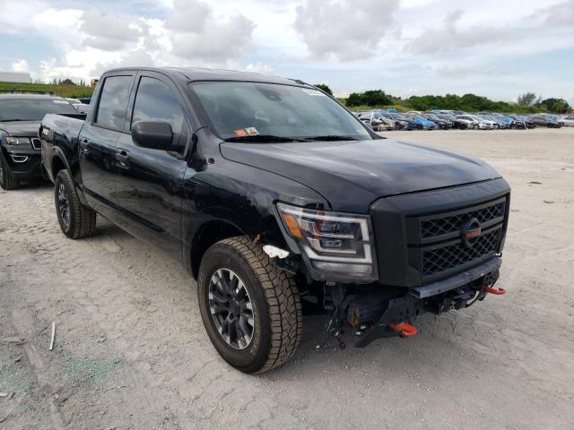 Salvage cars for sale from Copart West Palm Beach, FL: 2021 Nissan Titan SV