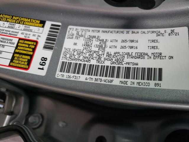 3TMCZ5AN5MM436405 | 2021 TOYOTA TACOMA DOU