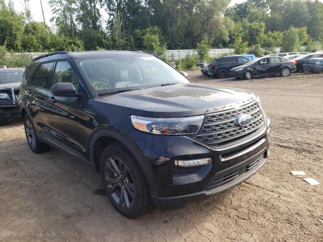 Salvage cars for sale from Copart Davison, MI: 2021 Ford Explorer X