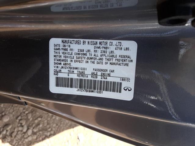2017 INFINITI Q60 BASE JN1CV7EK9HM110201