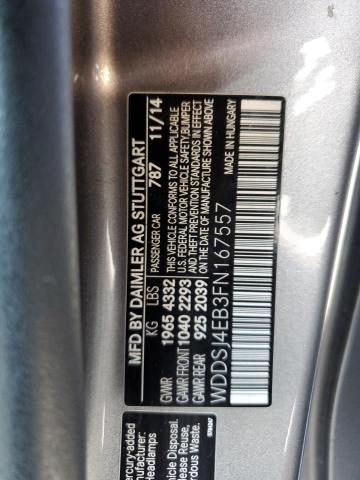 2015 MERCEDES-BENZ CLA250 WDDSJ4EB3FN167557