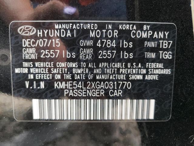 2016 HYUNDAI SONATA PLU KMHE54L2XGA031770