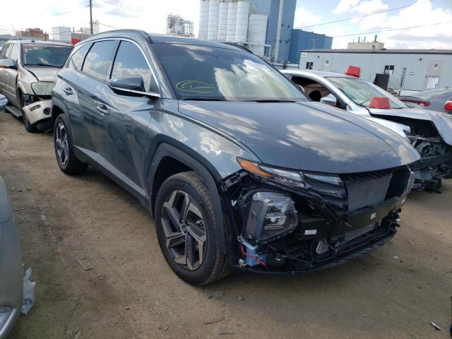 Salvage cars for sale from Copart Chicago Heights, IL: 2022 Hyundai Tucson Limited