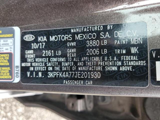 2018 KIA FORTE LX - 3KPFK4A77JE201930