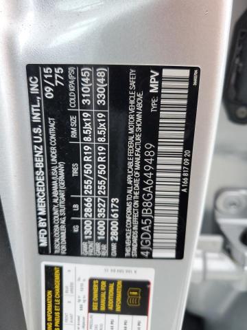2016 MERCEDES-BENZ GLE 350 - 4JGDA5JB8GA649489