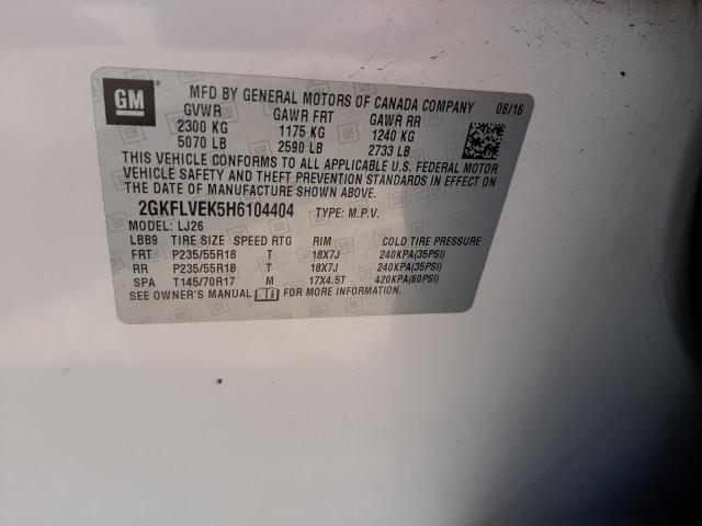 2GKFLVEK5H6104404 GMC Terrain