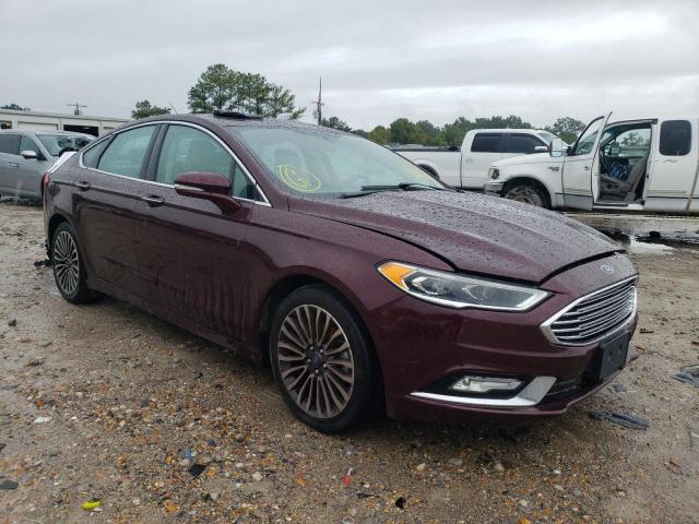 Salvage cars for sale from Copart Florence, MS: 2017 Ford Fusion Titanium