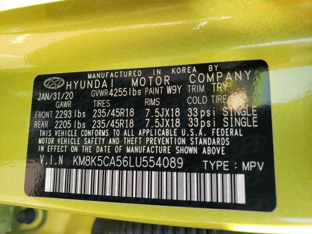 2020 HYUNDAI KONA ULTIM - KM8K5CA56LU554089