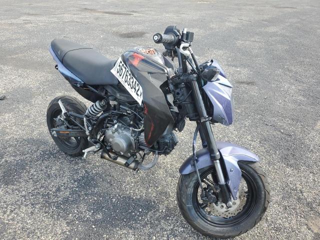 Salvage cars for sale from Copart Mcfarland, WI: 2019 Kawasaki BR125 J
