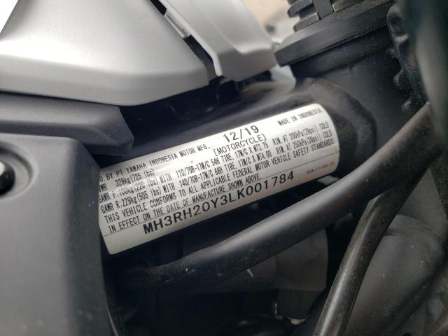 2020 YAMAHA MT-03 MH3RH20Y3LK001784