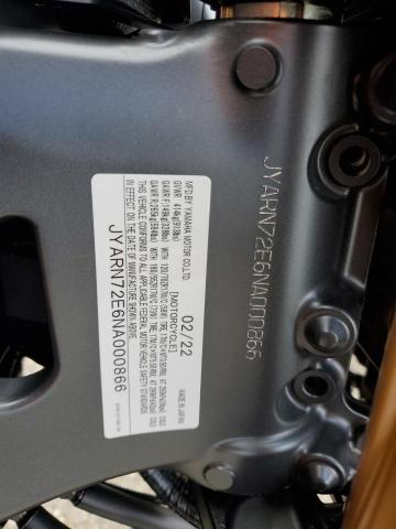 2022 YAMAHA MT09 D - JYARN72E6NA000866