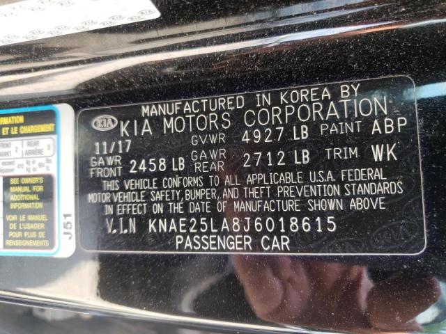 2018 KIA STINGER PR KNAE25LA8J6018615